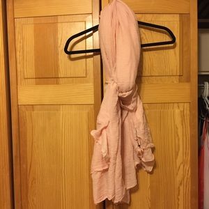Light pink scarf