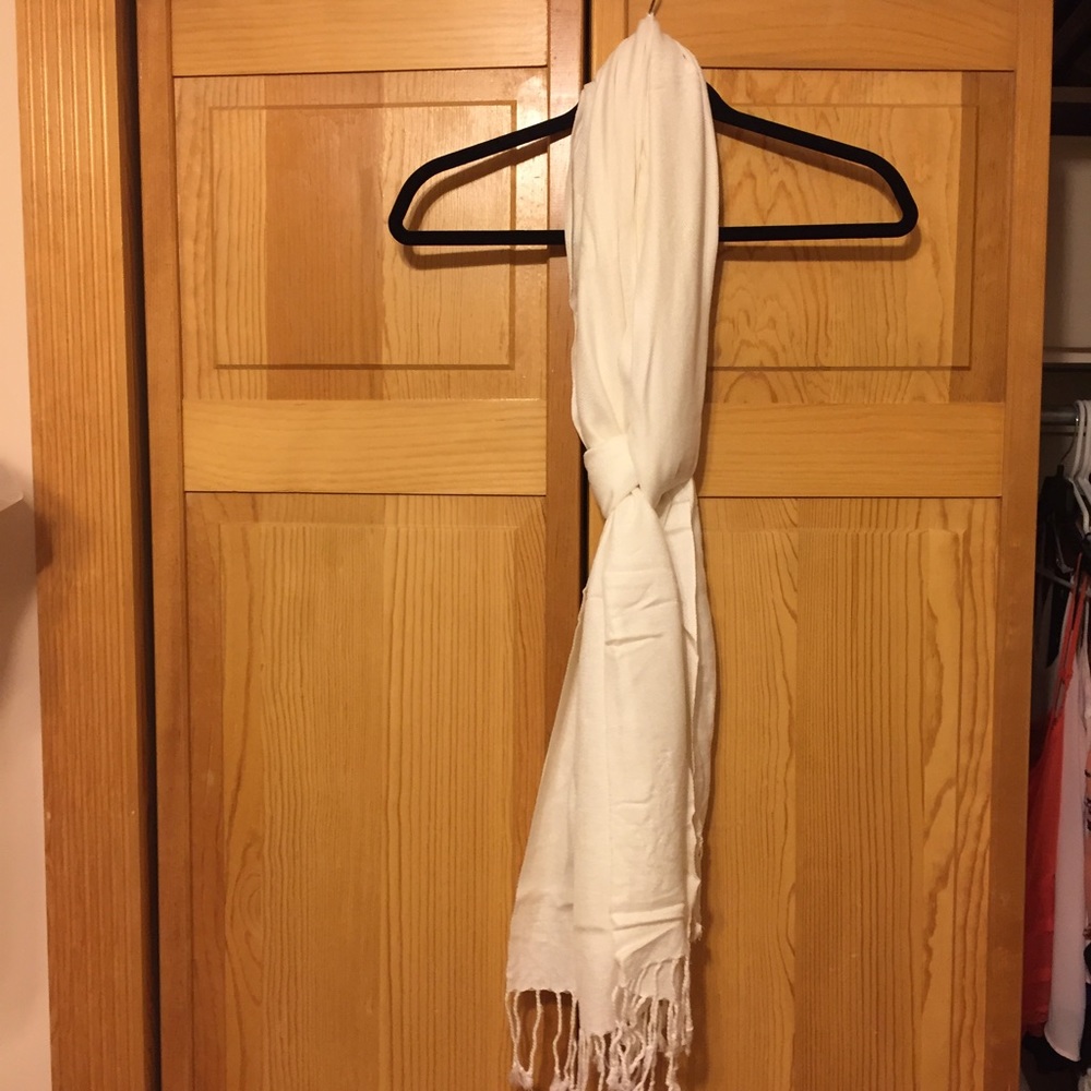 White scarf