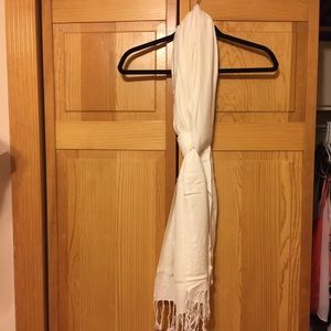 White scarf