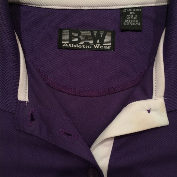 purple/white polo - Picture 2 of 2