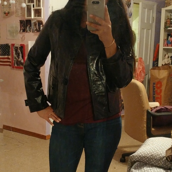 Talbots Real Leather Jacket - Picture 2 of 8