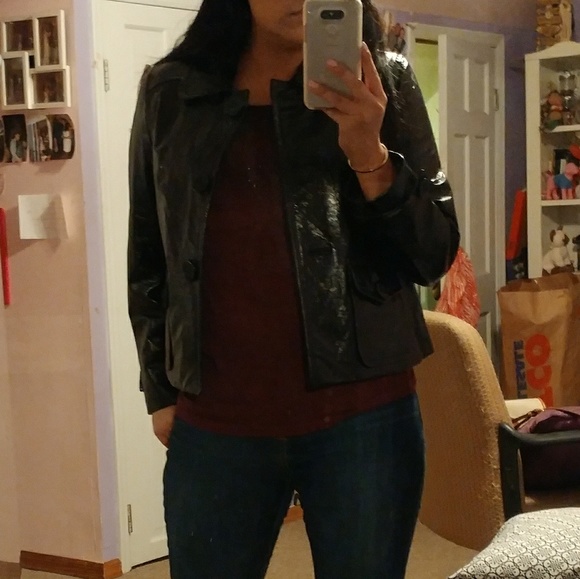 Talbots Real Leather Jacket - Picture 3 of 8