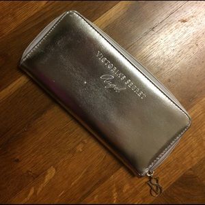 Victoria's Secret silver wallet