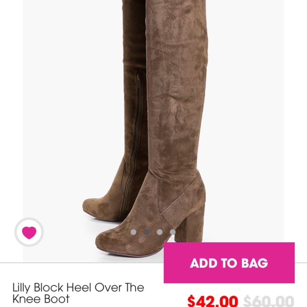 Over The Knee Suede Boots