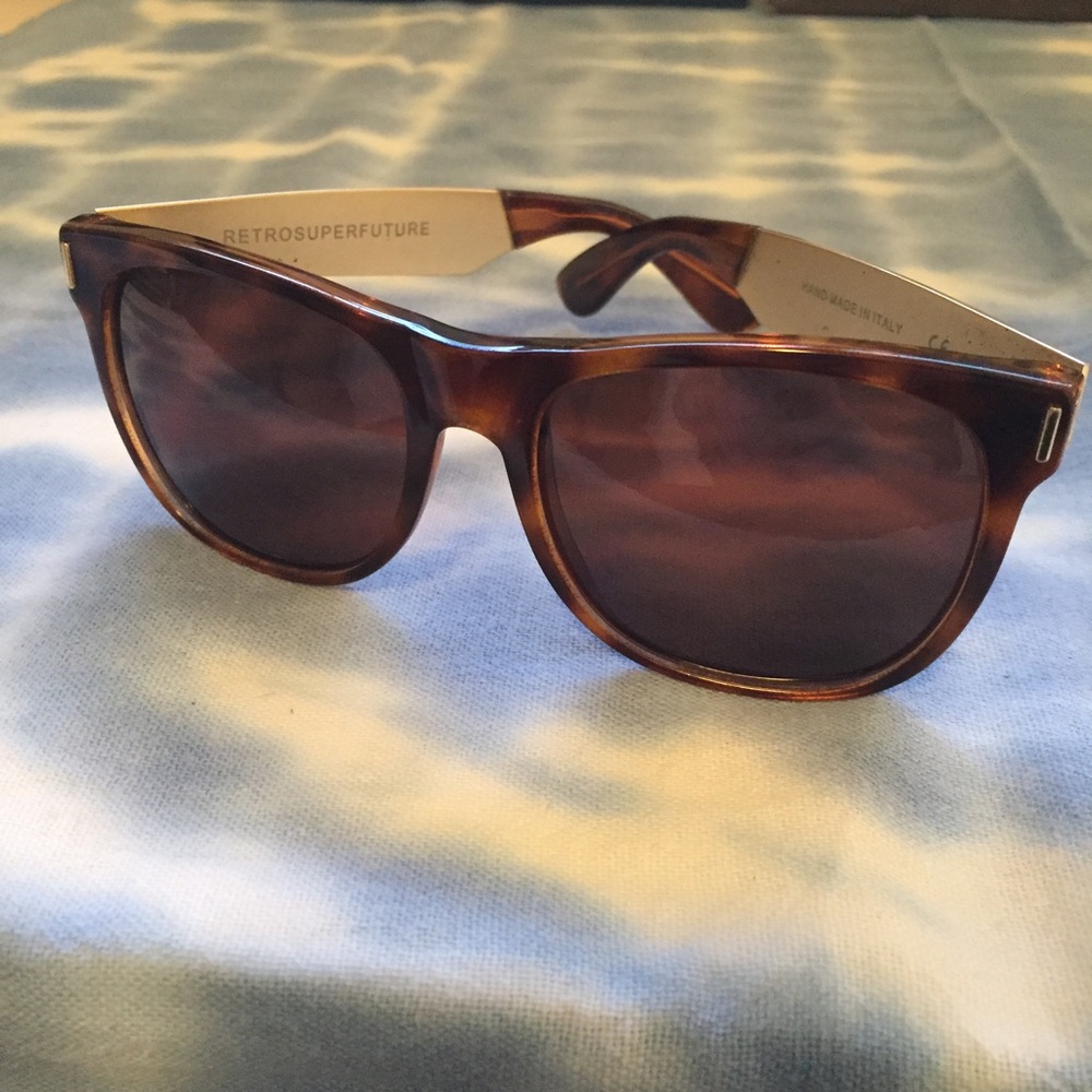 RetroSuperFuture tortoise/gold sunglasses