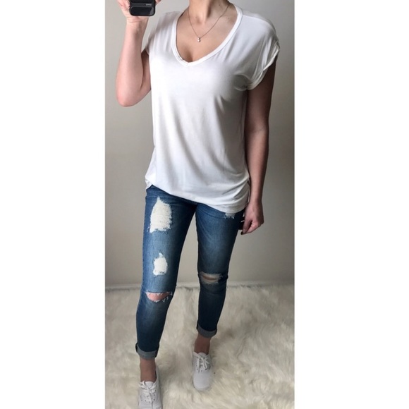 KINSLEY Destroyed Denim Jeans - Picture 4 of 4