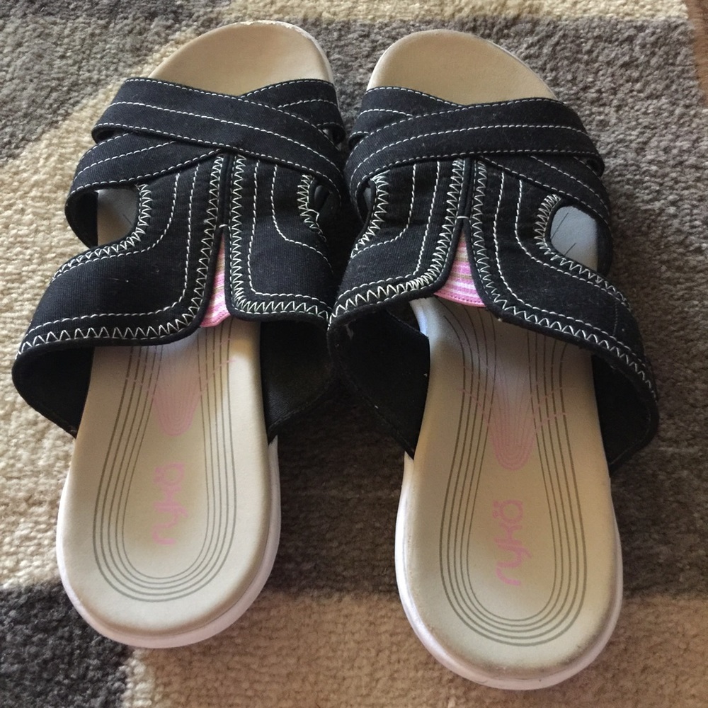 💖RYKA💖 nylon stretchy slip on sandals