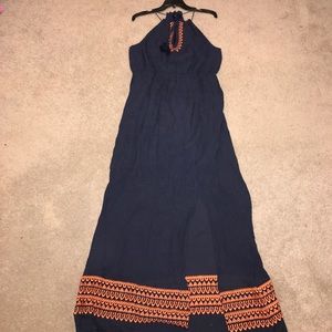 THML Embroidered Maxi Dress