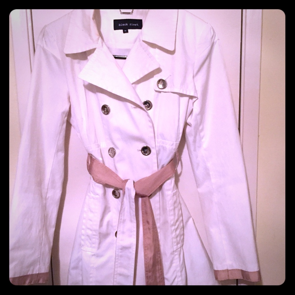 White pea coat