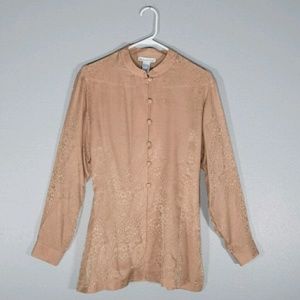 Anna  and Frank 100% Silk Long Sleeve