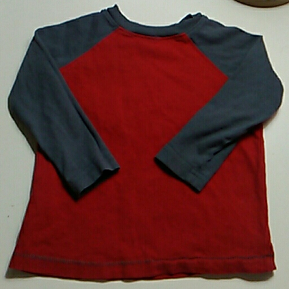 Boys 18-24 month red and grey old navy long sleeve