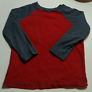 Boys 18-24 month red and grey old navy long sleeve