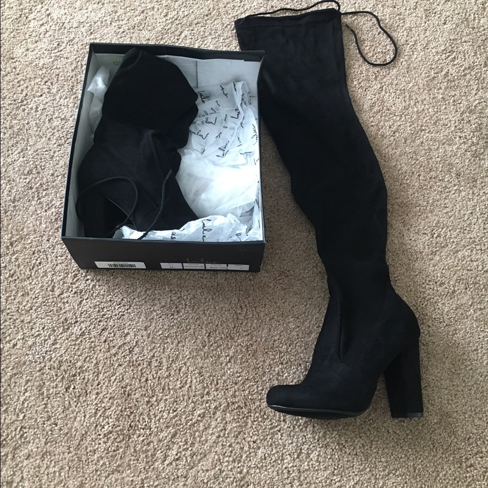 Lulus knee high boots