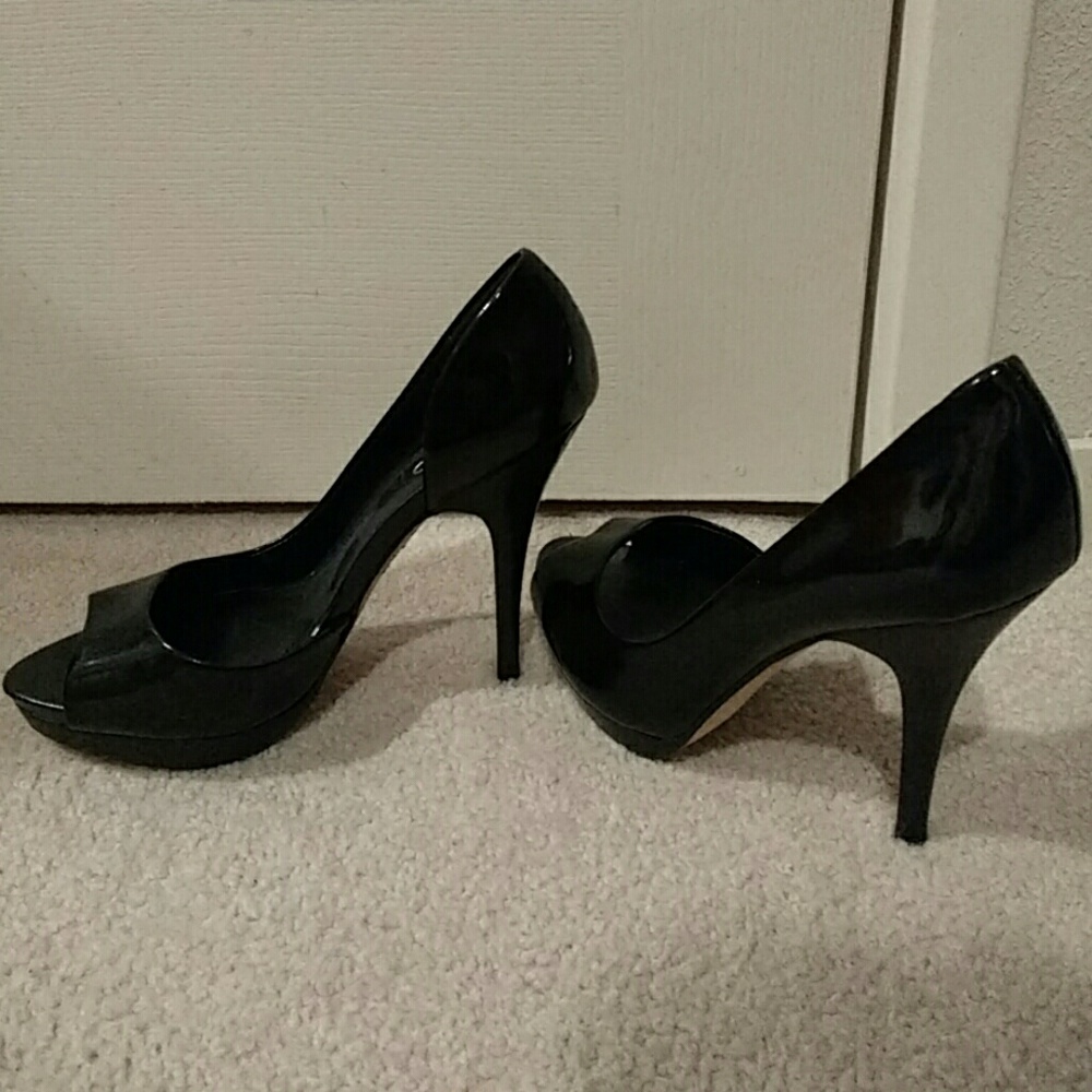 Nwot sexy aldo black patent heels