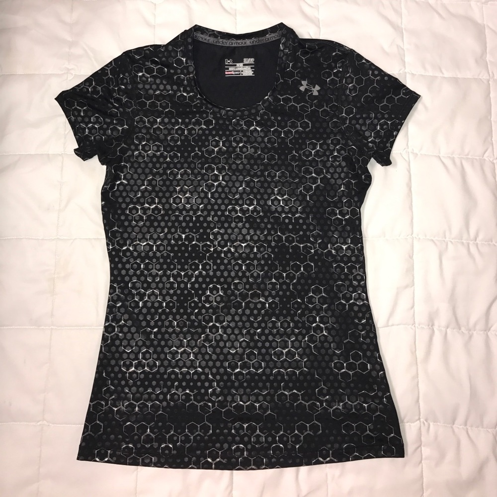 UA heat gear printed tee