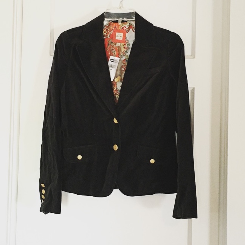 Black Velvet Blazer