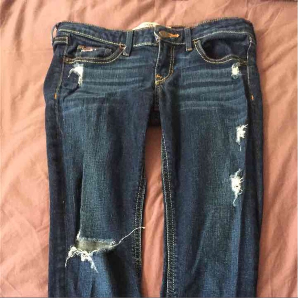 Hollister distressed jeans