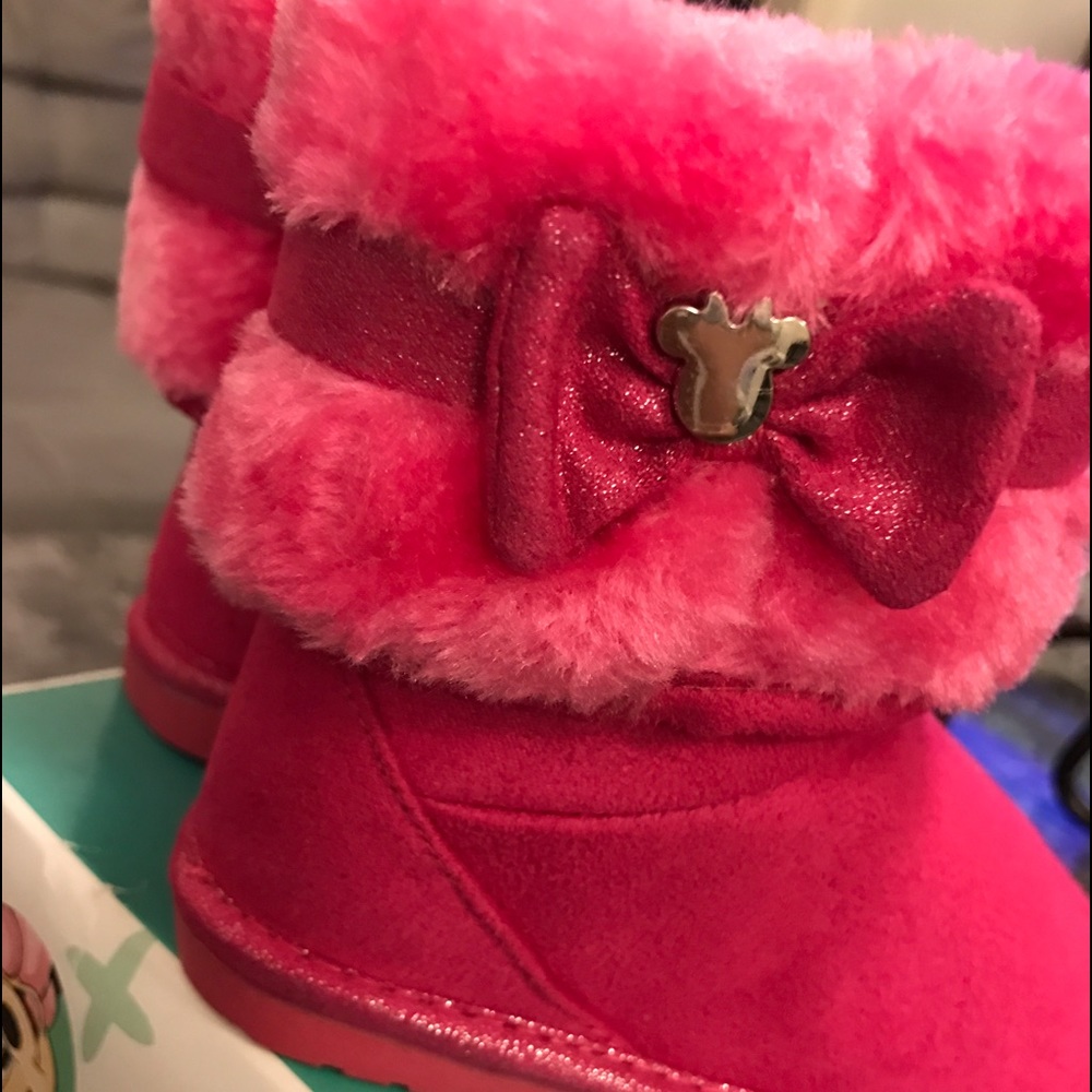 🎉NEW!!🎉 Disney Baby  PINK BOOTS!! Size 4 Toddler