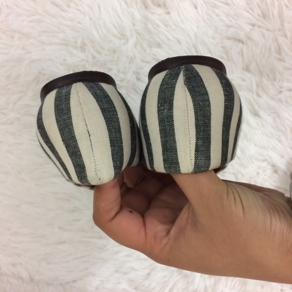 Madewell Shoes - MADEWELL blue+cream porch stripe skimmer flats Madewell Shoes - MADEWELL blue+cream porch stripe skimmer flats