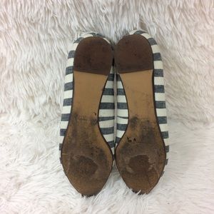 Madewell Shoes - MADEWELL blue+cream porch stripe skimmer flats Madewell Shoes - MADEWELL blue+cream porch stripe skimmer flats
