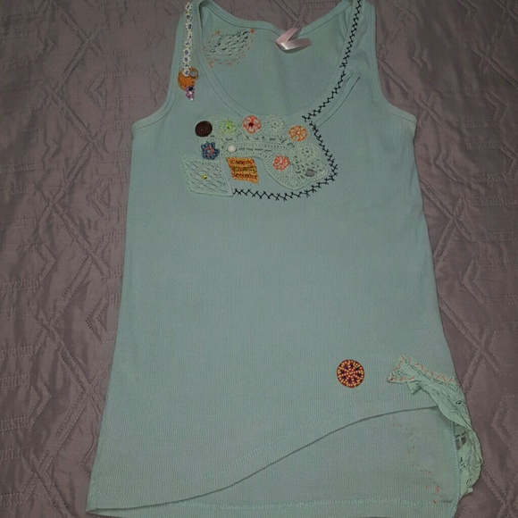 Urban Outfitters Sparkle and Fade Embellished Tank - Picture 1 of 4