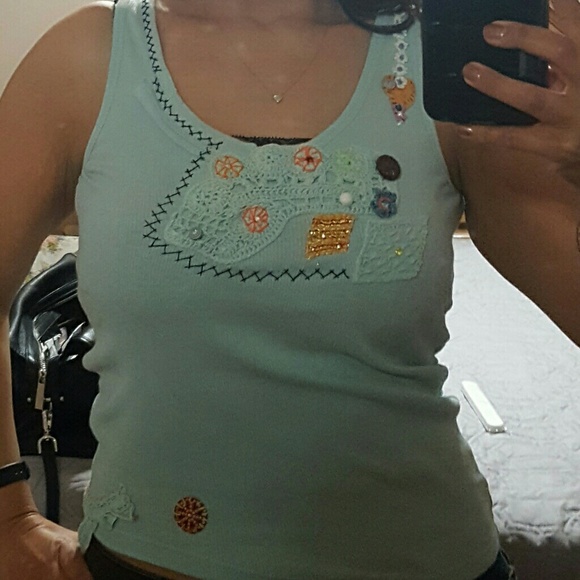 Urban Outfitters Sparkle and Fade Embellished Tank - Picture 4 of 4