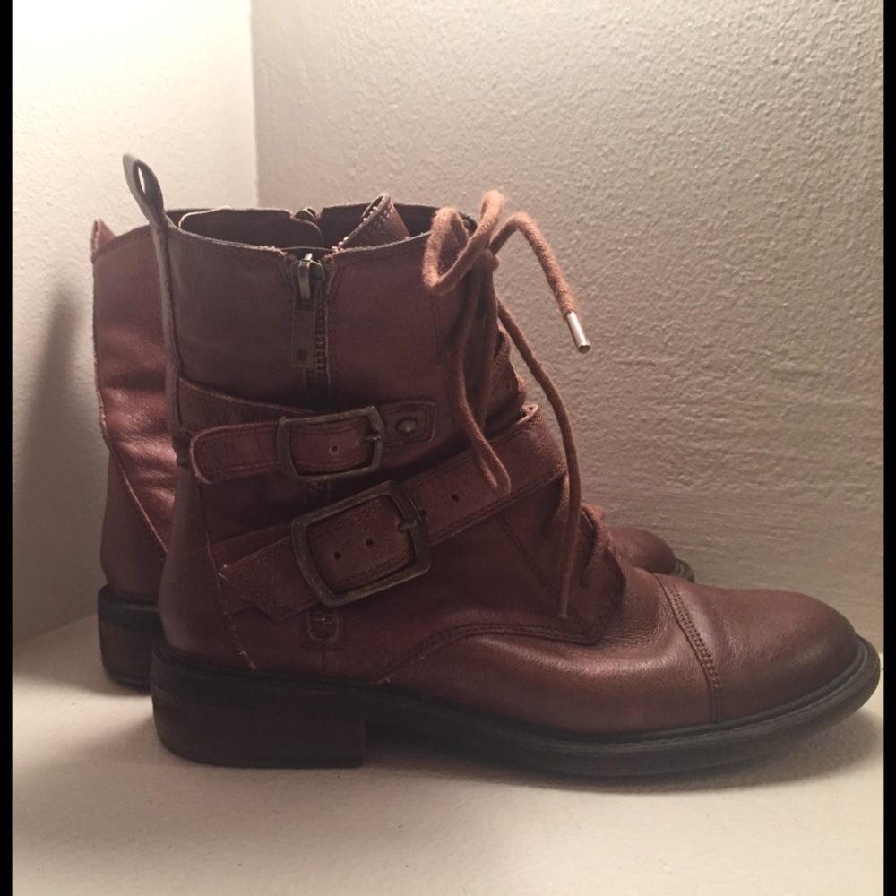 Brown Lucky Ankle Boots