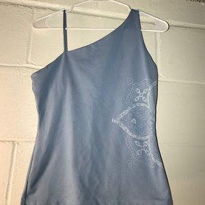 Prana tank top/yoga top light blue size medium