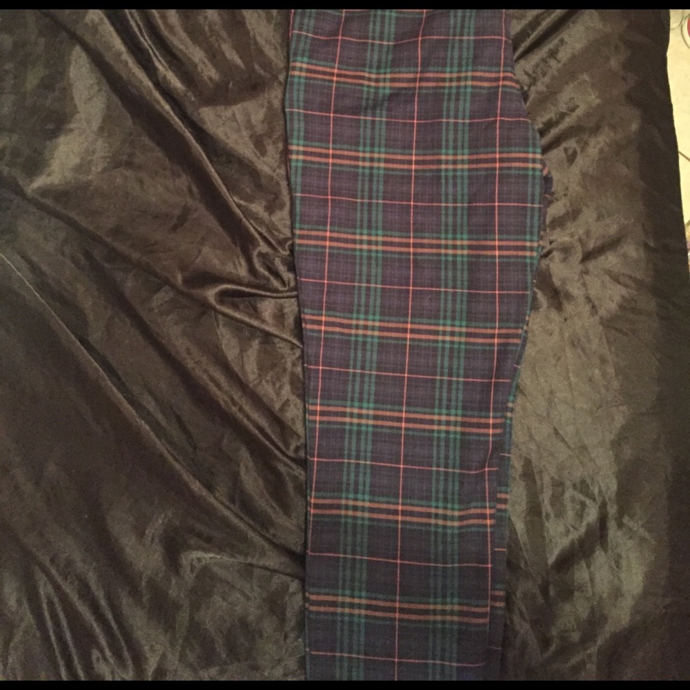 Cropped Merona Plaid Slacks