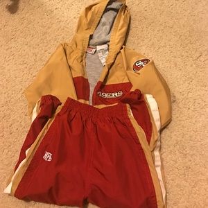 24 months NFL 49ers track suit