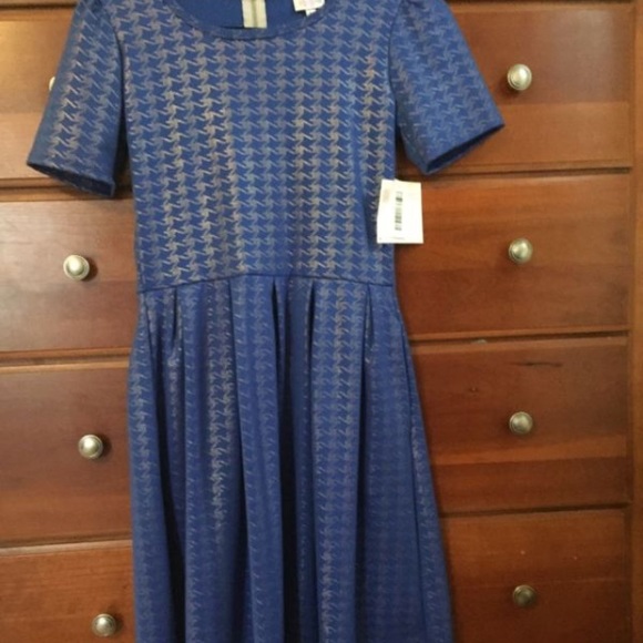 Iridescent Royal Blue Amelia NWT Size S - Picture 3 of 3