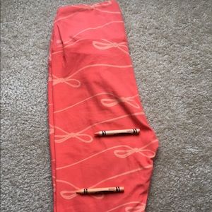 Lularoe Leggings OS NWOT Bows!