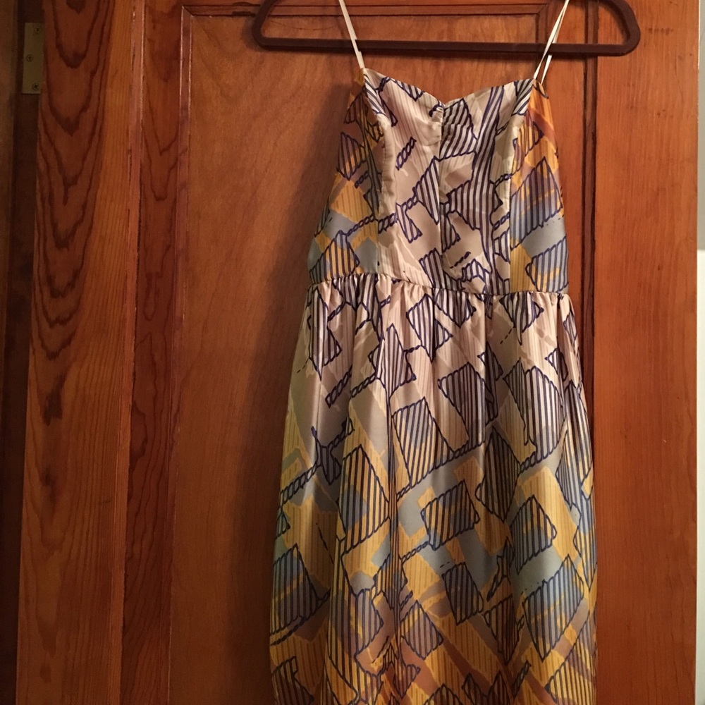 GEO print dress.