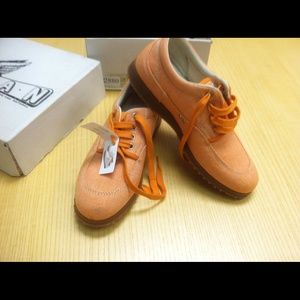 Hogan woman shoes new Sz 5.5 orange perfect season