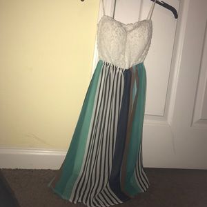 very vibrant iris dress