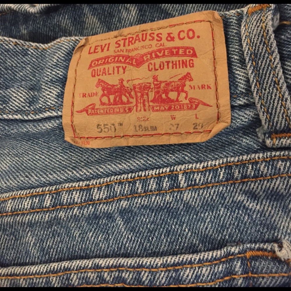 Vintage 550 slim fit jeans