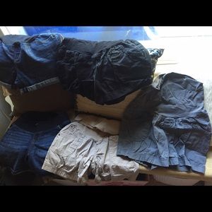 Motherhood and Liz Lang maternity shorts