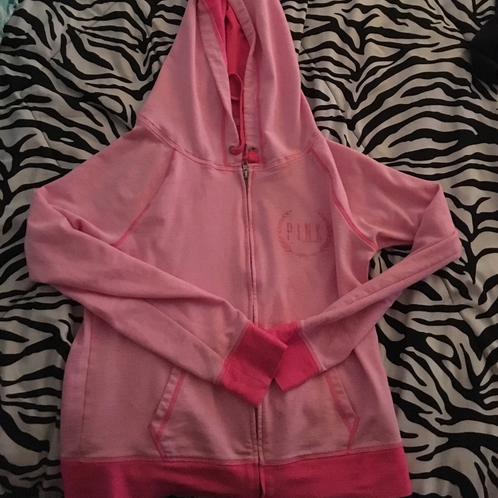 Vs pink hoodie medium