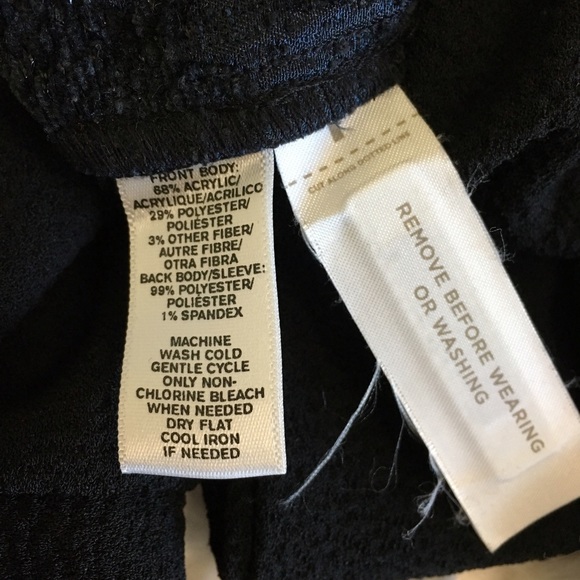 LOFT Long Sleeved Top with Damask Front w Sparkle - Picture 7 of 8