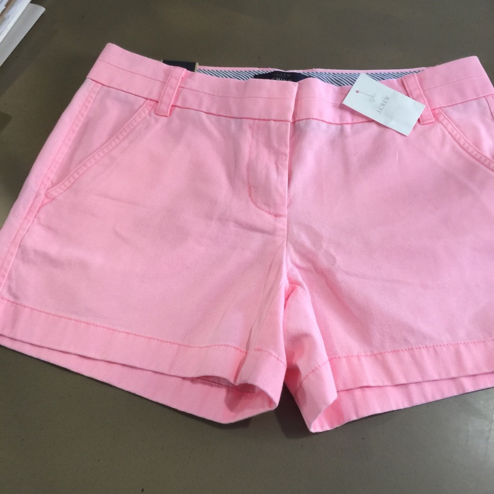 ❤️SOLD❤️J Crew 4' Inseam Chino Pink Shorts - Picture 3 of 6