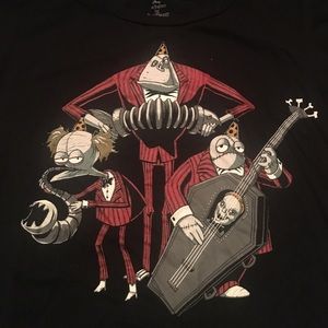 Black nightmare before Christmas Band shirt