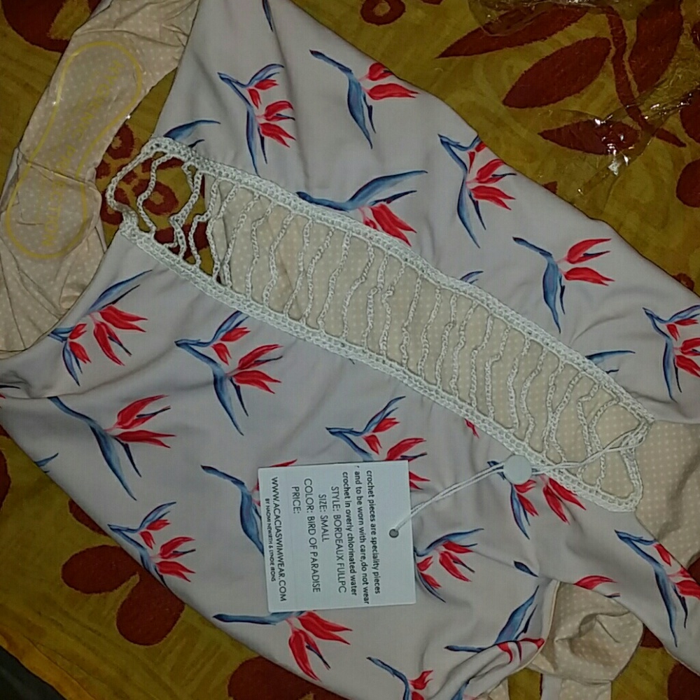 New acacia bird of paradise bordeaux one-piece bop - Picture 5 of 6