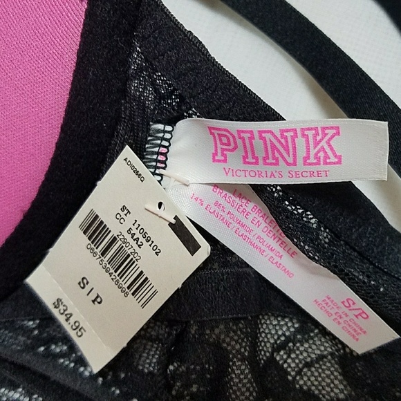 NWT PINK (VICTORIA'S SECRET) SMALL  BRALETTE - Picture 5 of 5