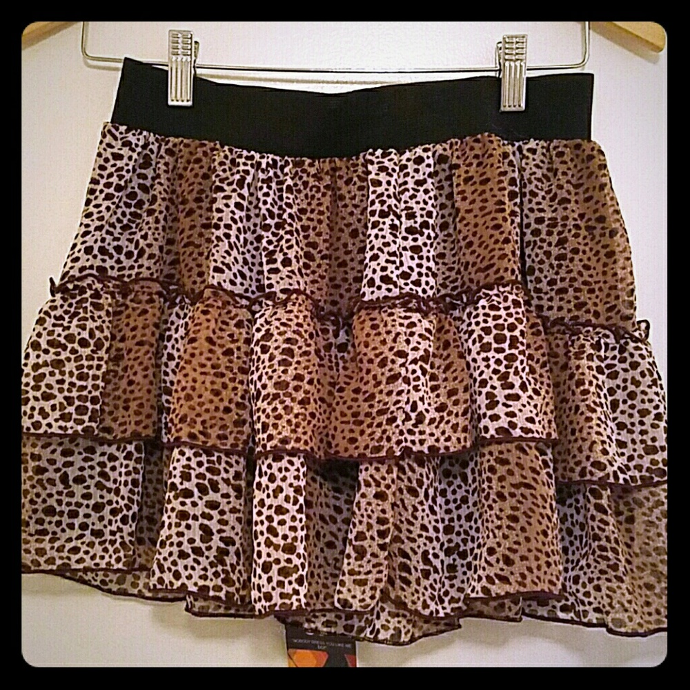 Cute Leopard Skirt