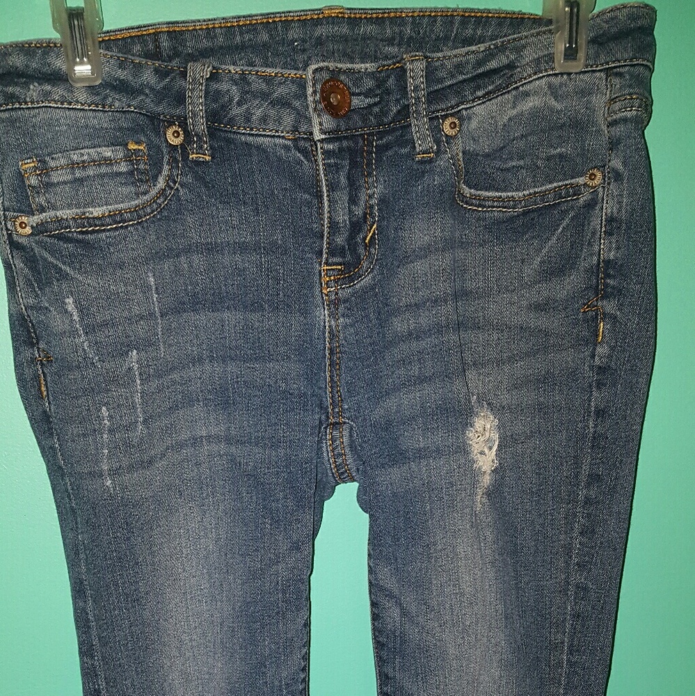 aeropostale cropped skinny jeans
