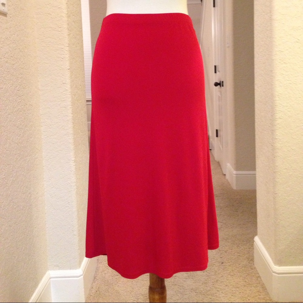 Red high low skirt by Gap like new size M