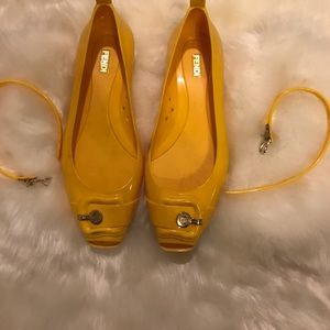 Fendi Jelly Flats