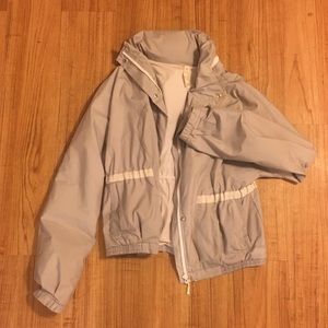 Lululemon pin-striped rain jacket