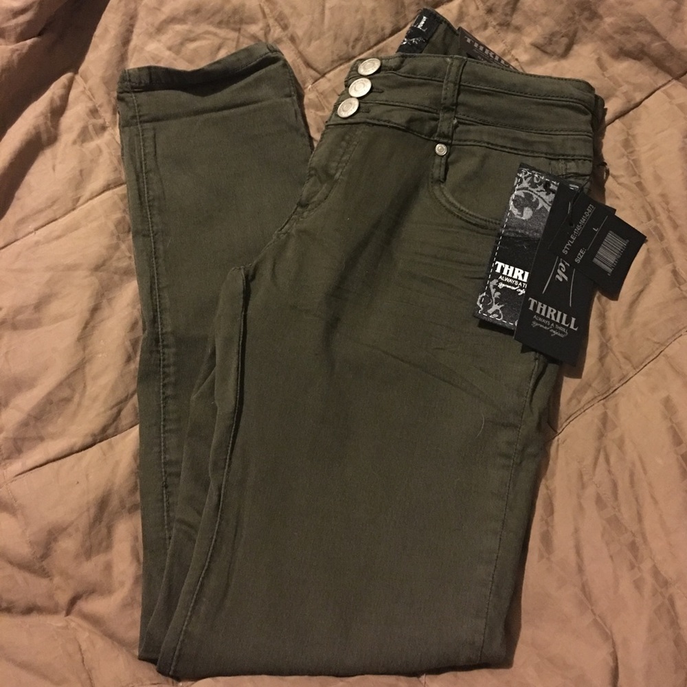 Brand New Olive Green Skinny Jeans