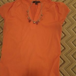 Blouse size s  w/ necklace